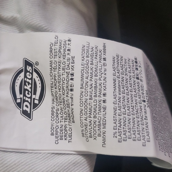 Dickies Relax Cargo 29 Army Olive Green Utility Slim Mid Rise Cotton Cropped - Picture 8 of 11